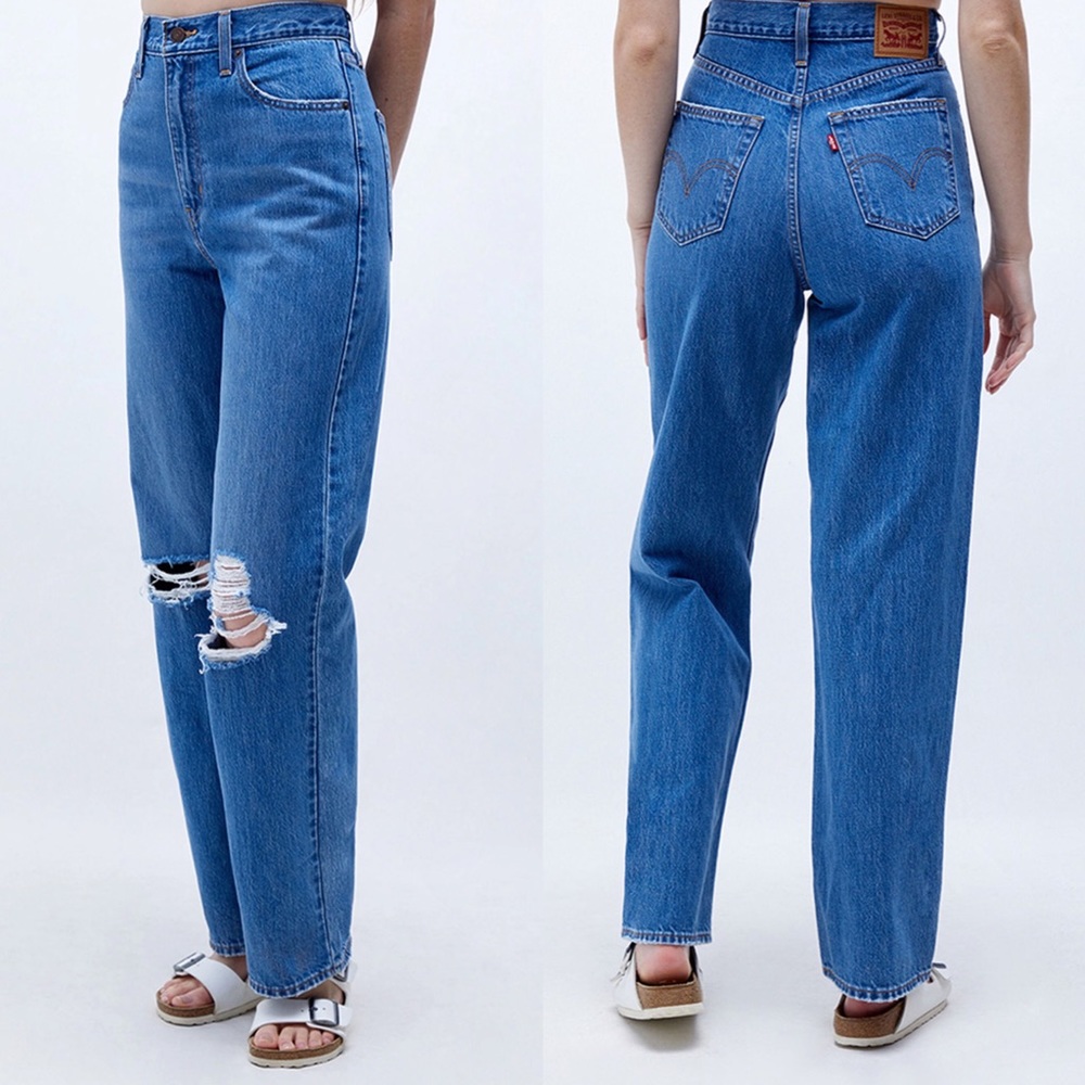 Levi’s high rise straight joe strut jeans